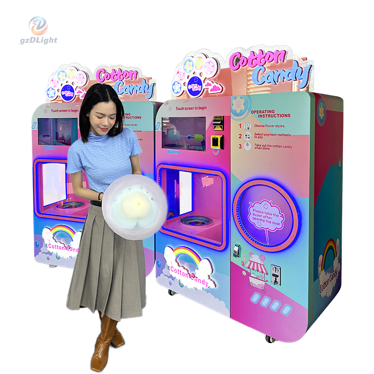 automatic cotton candy machine robot