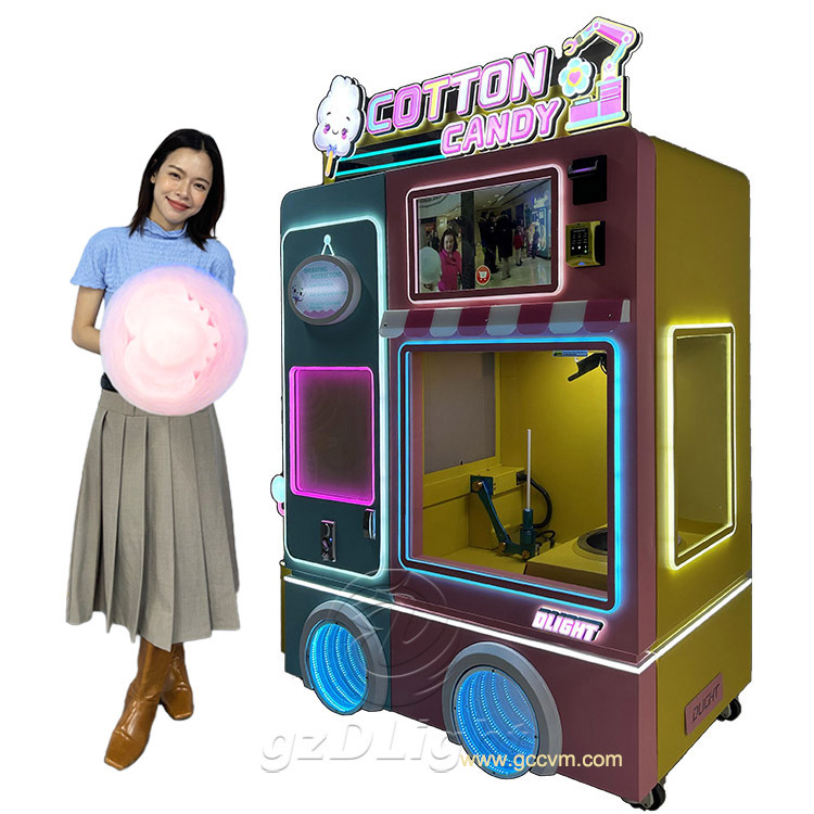 cotton candy machine in mall