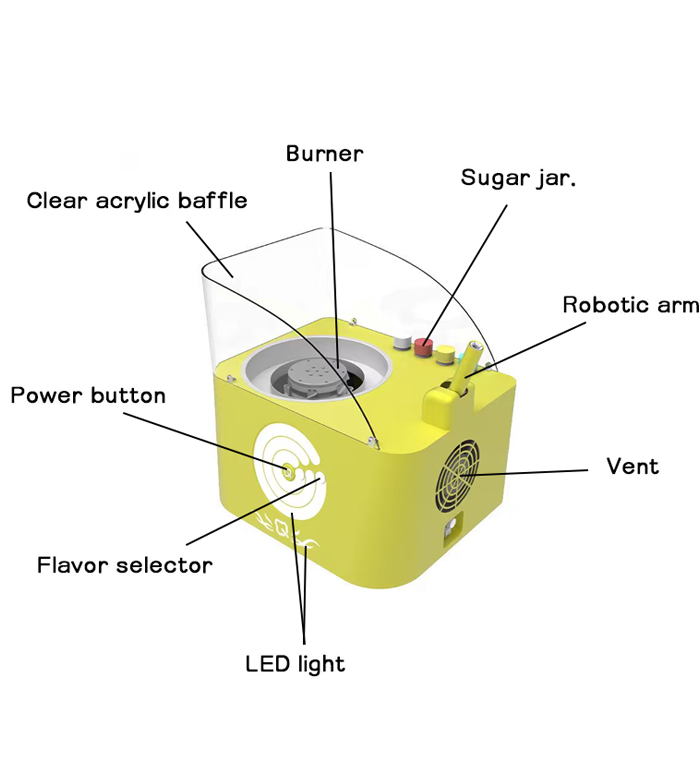 DLight small cotton candy machine