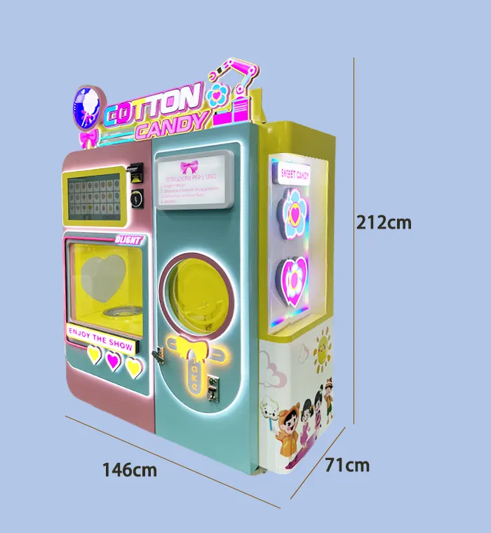 automatic cotton candy machine