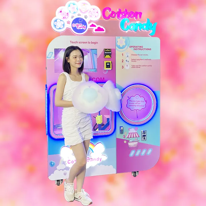 The most popular cotton candy vending machine DL503
