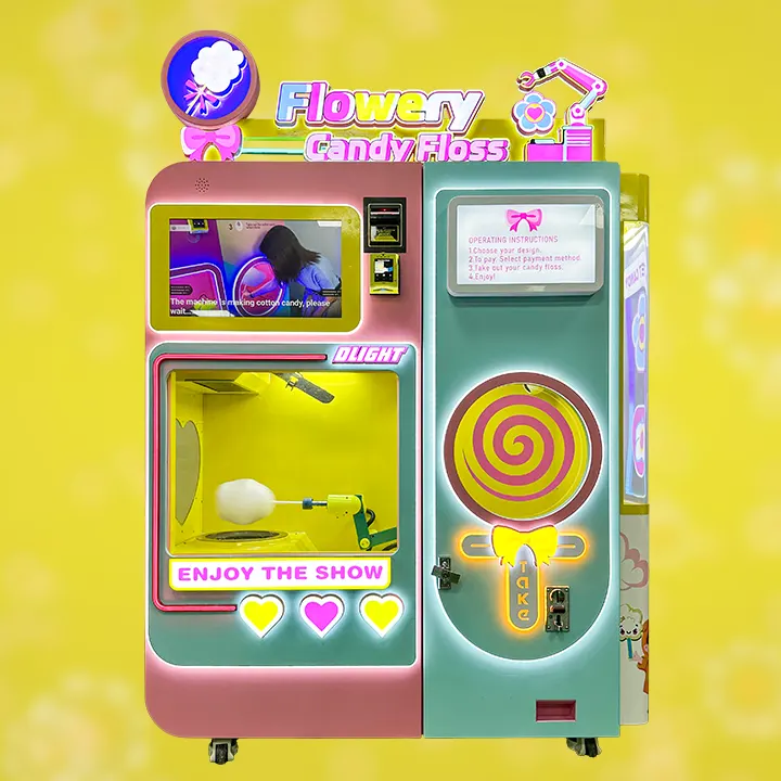 The most popular cotton candy vending machine DL899