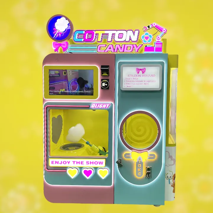 The best cotton candy vending machine