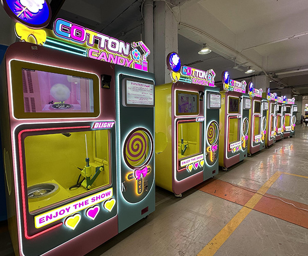 7 cotton candy machines tested and shipped to Kuwait