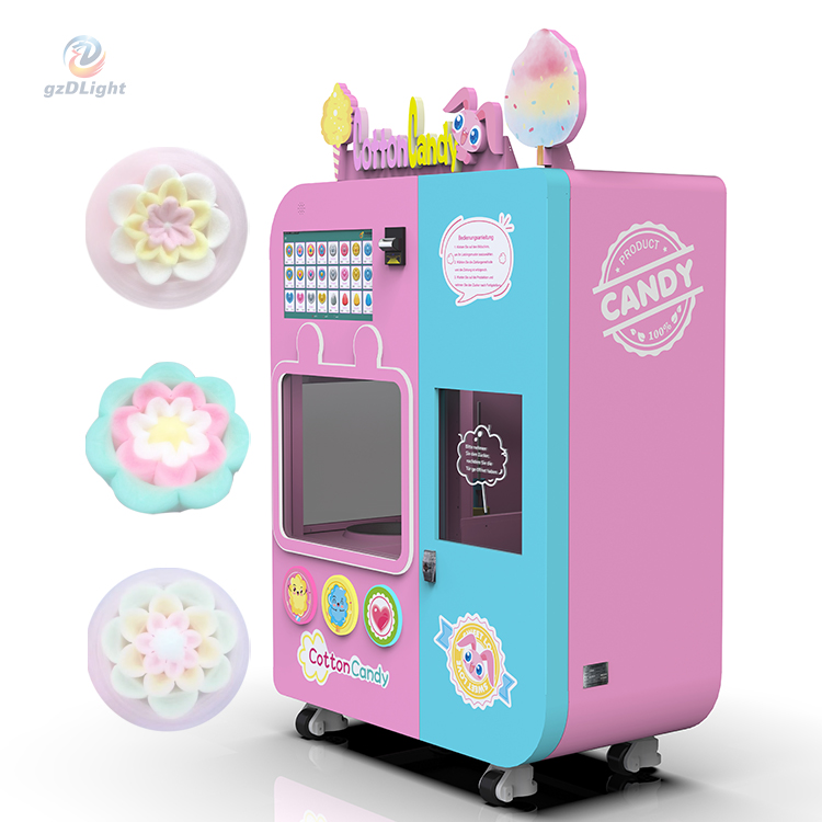 Semi Automatic Cotton Candy Vending Machine