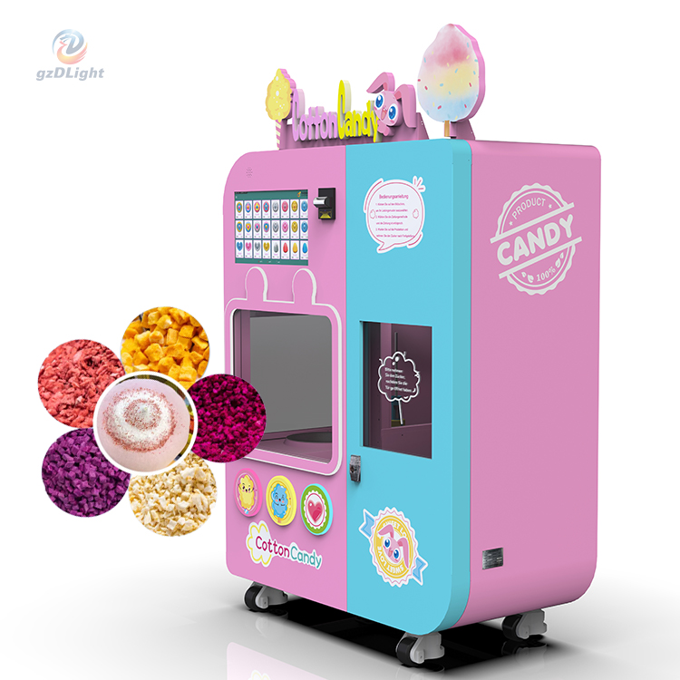 2022 High-accuracy Automatic Cotton Candy Vending Machine