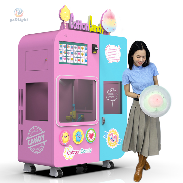 magic cotton candy vending machine