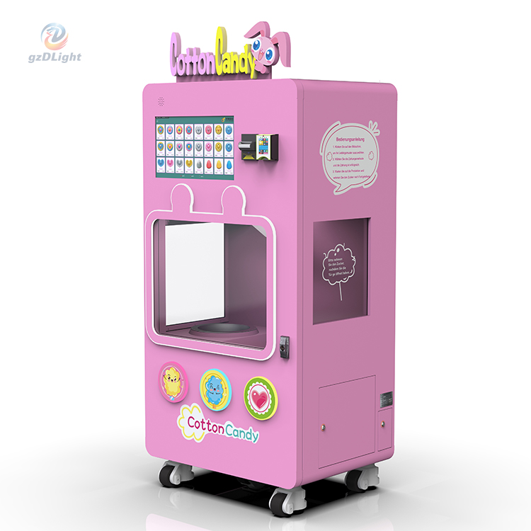 automated cotton candy vending machine