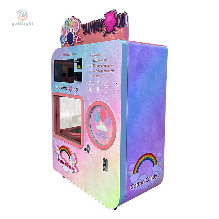 Semi Self Service Cotton Candy Machine With 5 Kinds Of Flowers