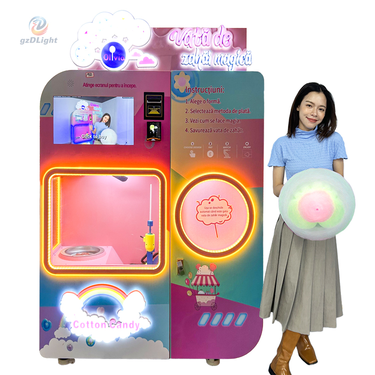 floss cotton candy vending machine for sale