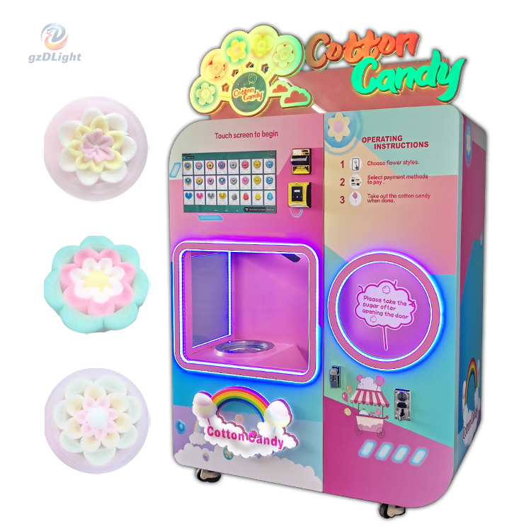 commercial cotton candy vending