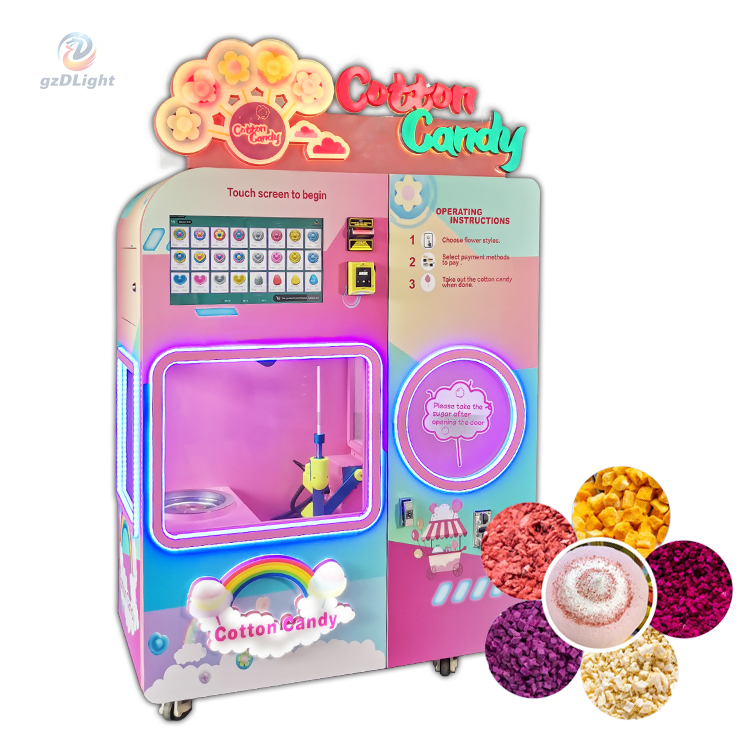 New Style Cotton Candy Making Machine Support Credit Card Device