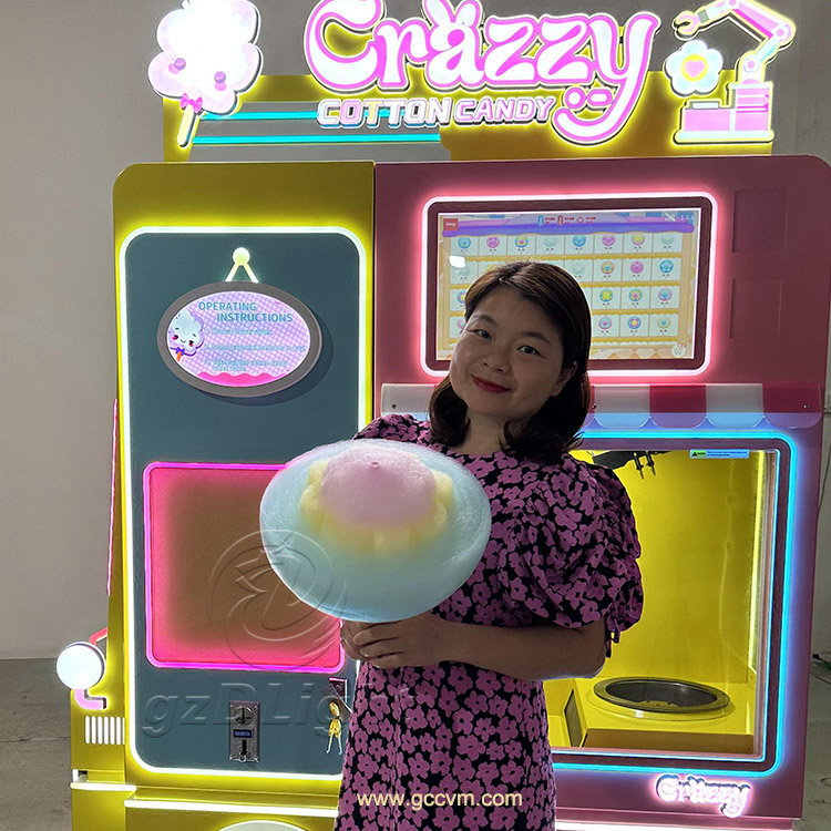 cotton candy machine inside