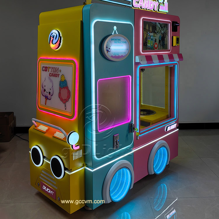 coin operated candy floss machine