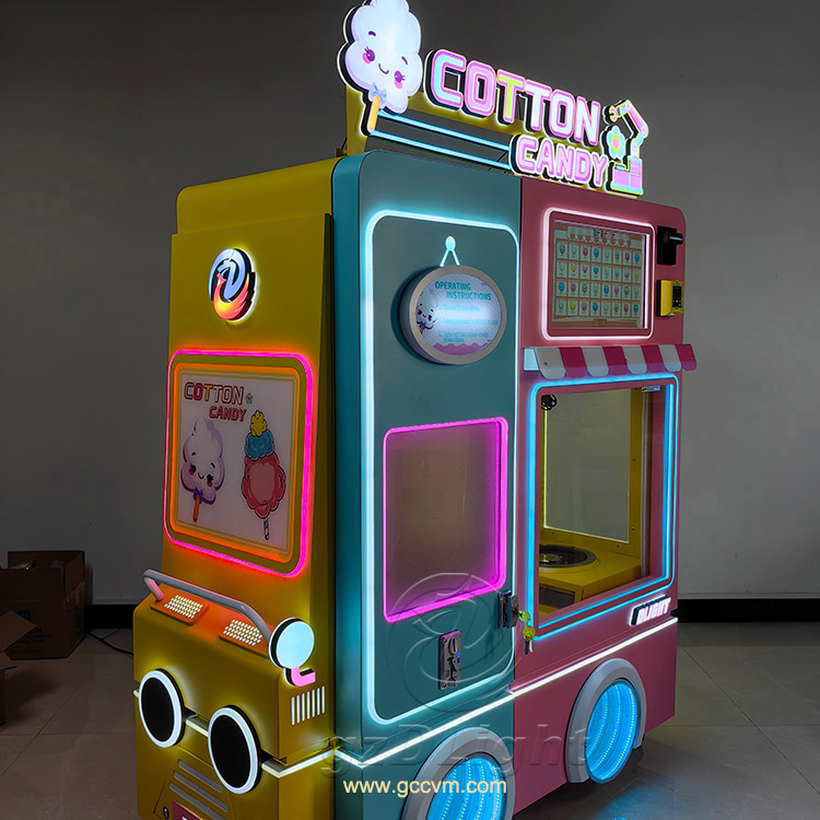 cotton candy machine at mall