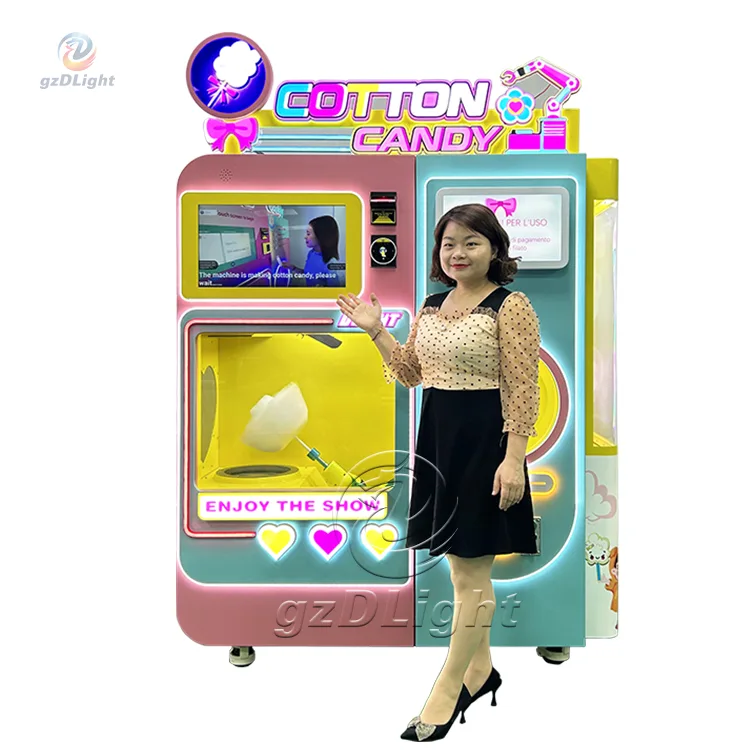 cotton candy vending machine us