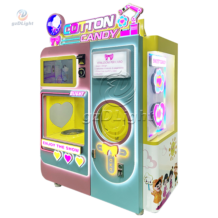 fresh delicious cotton candy maker