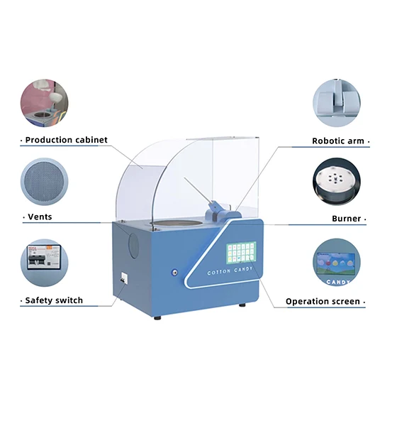 Small cotton candy machine