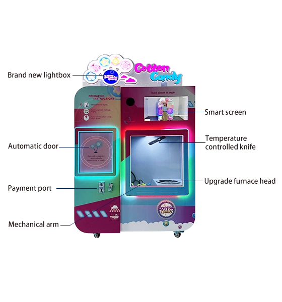 Small cotton candy machine