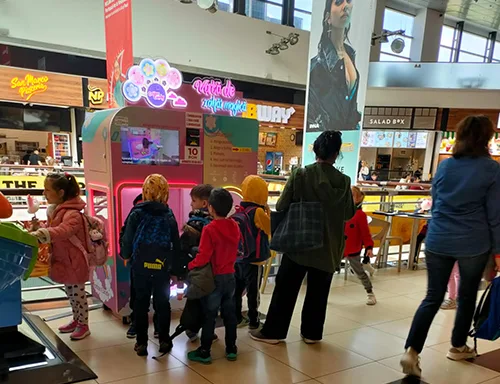 Cotton Candy Machine in Romania