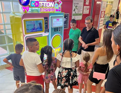 Cotton Candy Machine in Italy