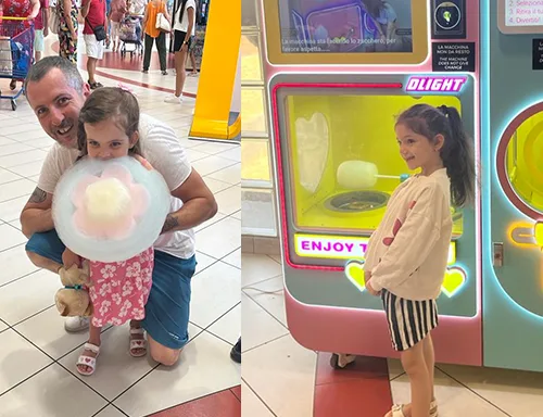 Cotton Candy Machine in Italy